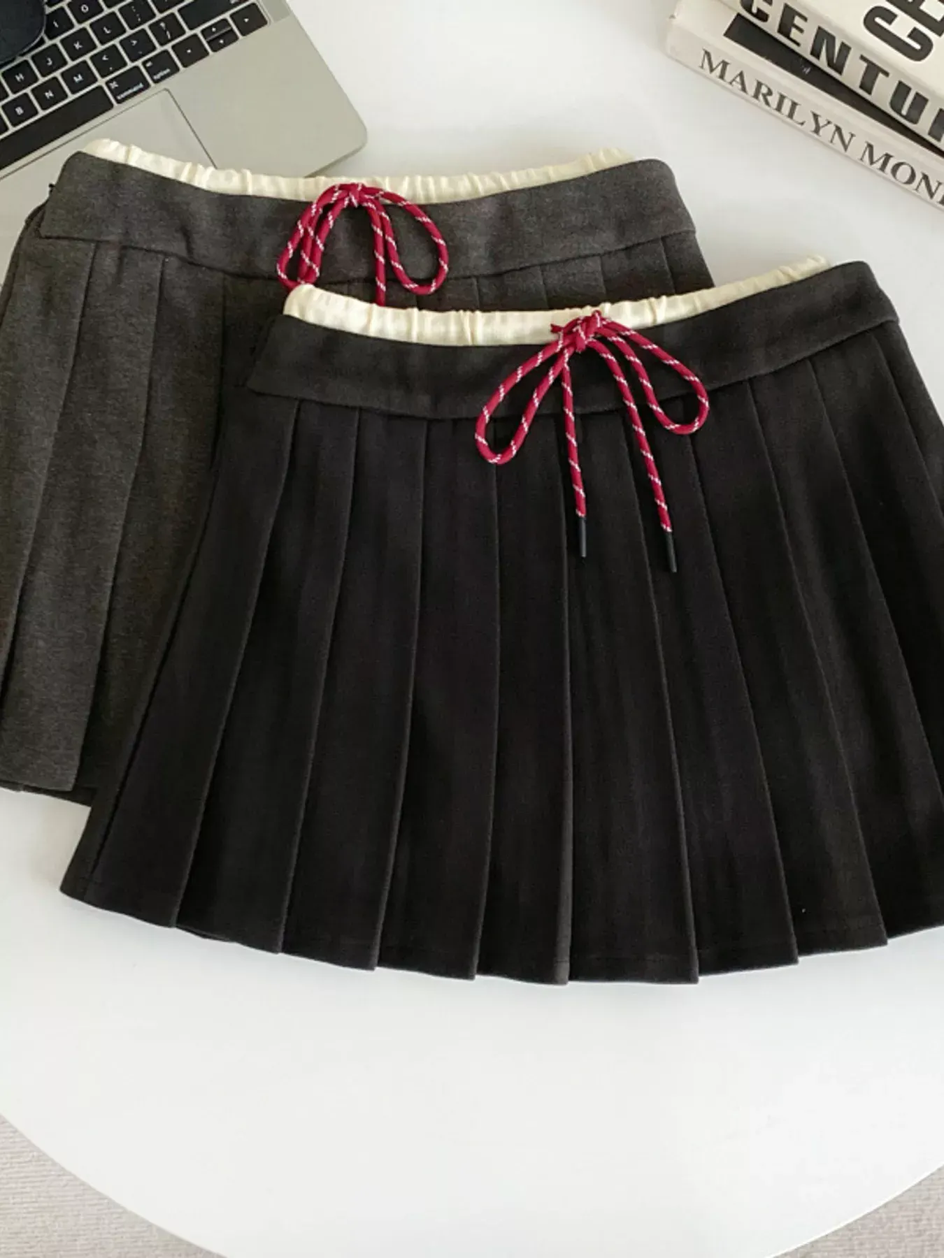 Pleated Mini Skirt